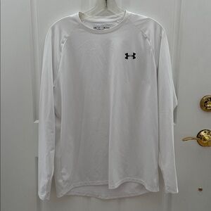 Under Armour Men's white Long Sleeve Tee